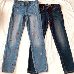 Lot of 2 Girls Jean Jeggings